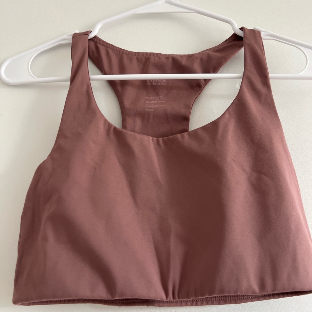 Girlfriend Collective Pink Sports Bra Intimates & Sleepwear